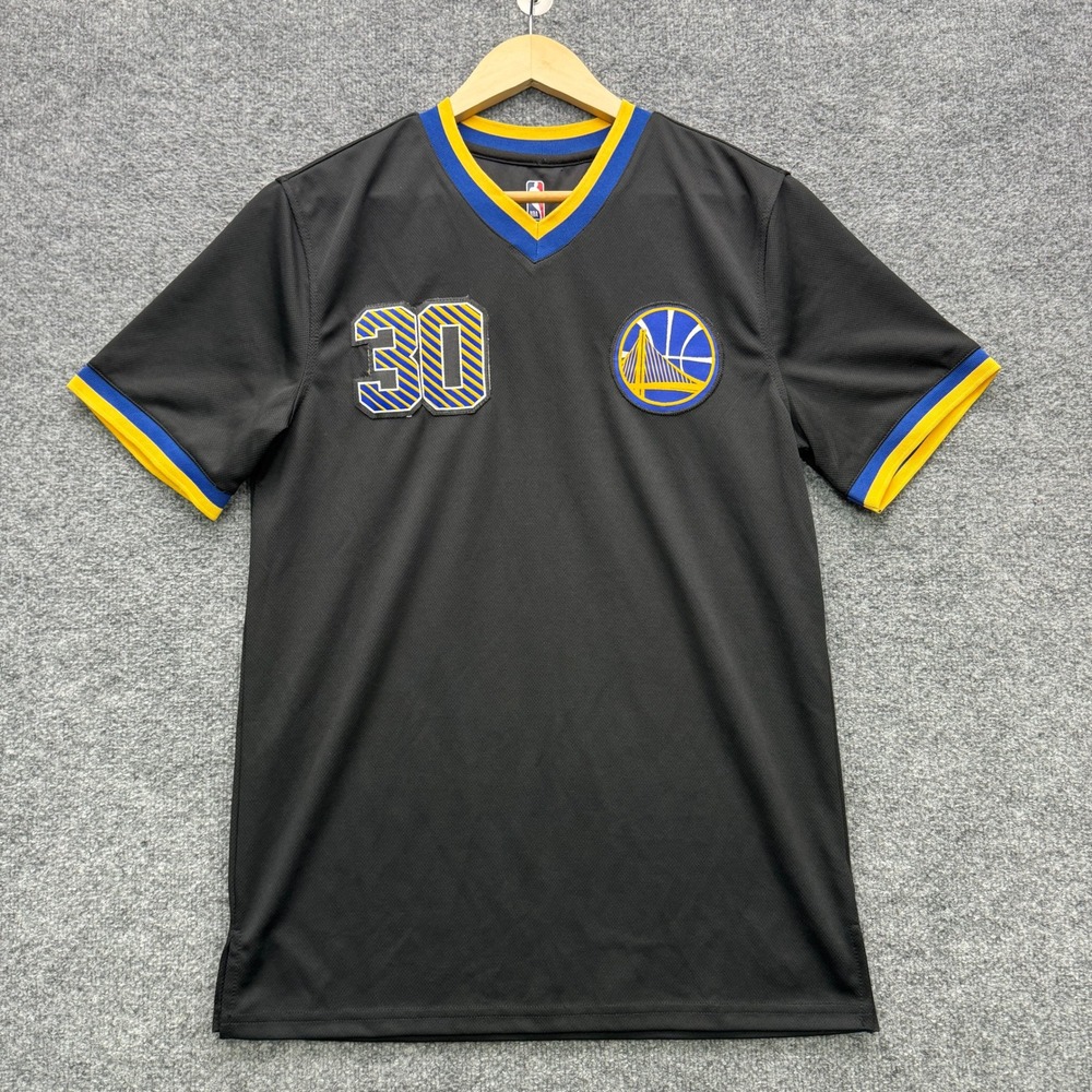 NBA Stephen Curry Golden State Warriors Jersey Shirt Mens Large Black Athletic